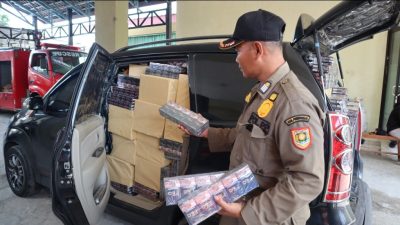 Ratusan Ribu Batang Rokok Ilegal Diamankan