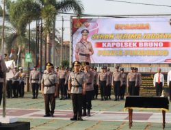 Wakapolsek Purworejo Dilantik Menjadi Kapolsek Bruno
