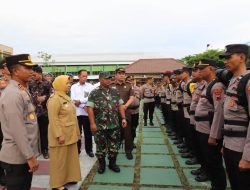 Bupati Pimpin 583 Personil pada Apel Pergeseran Pasukan