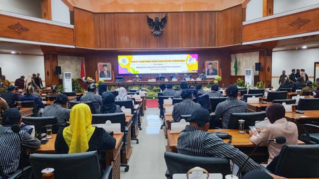 rapat paripurna hari jadi kabupaten purworejo