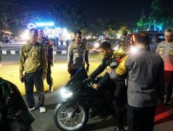 Puluhan Kendaraan Roda Dua Diamankan Saat Malam Takbiran