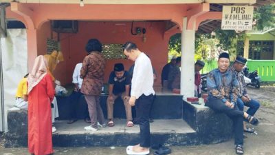 Puluhan Warga Dicek Kesehatan saat Hadiri Halalbihalal di Kledung Karangdalem