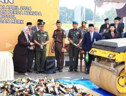 Seribu Lebih Botol Miras Diamankan Dalam Kurun Waktu 4 Bulan