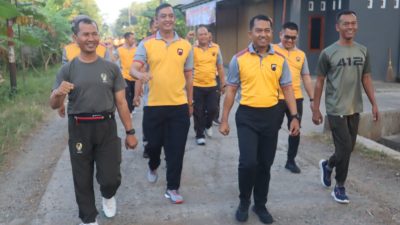 Pererat Sinergitas, TNI dan Polri Purworejo Olahraga Bersama