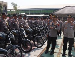 Siapsiaga Hadapi Pemilu, Polres Purworejo Cek Kelayakan Kendaraan Dinas