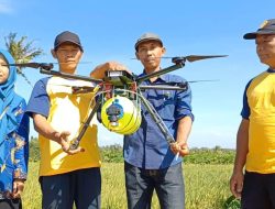 Milliki Sendiri Drone Semprot, Kalimiru Menjadi Yang Pertama di Purworejo