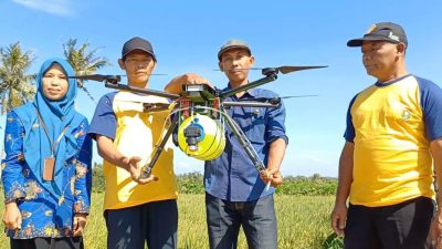 Milliki Sendiri Drone Semprot, Kalimiru Menjadi Yang Pertama di Purworejo