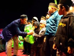 Gelar Gema Sholawat, Perhimpunan BMT Purworejo Berikan Santunan Bagi 100 Anak Yatim