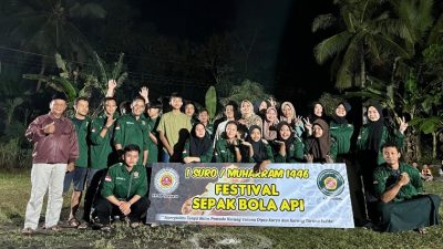 Festival Bola Api jadi Tradisi Warga Desa Krendetan Sambut Tahun Baru Islam