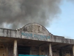 Pasar Kutoarjo Mulai Terbakar Pukul 06.50 WIB