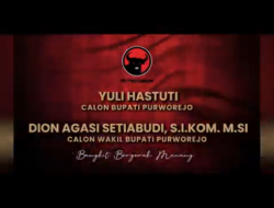 Rekomendasi DPP PDIP Untuk Pasangan Yuli Hastuti-Dion Agasi
