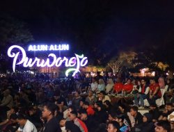 Warga Purworejo Antusias Nobar Timnas Indonesia