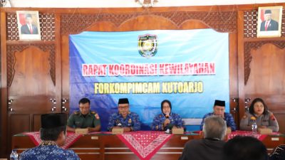 Rakor Kewilayahan Kecamatan Kutoarjo, Lurah dan Kades Diminta Jaga Kondusifitas Pilkada 2024