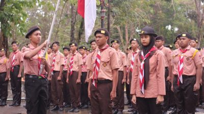 Pramuka Saka Wira Kartika SMK TKM Dikukuhkan Dandim