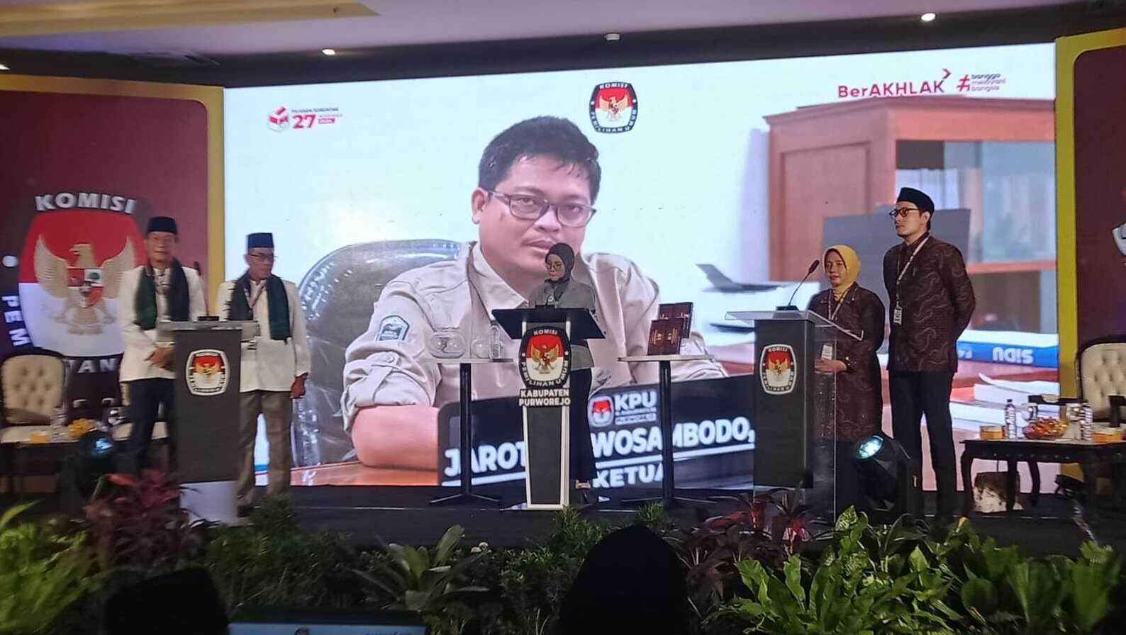 debat pertama pilkada purworejo