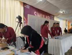 KPU Kabupaten Purworejo Simulasi Tungsura di TPS Desa Blimbing