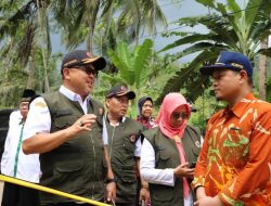 Datangi Longsor Bruno, Pjs Bupati Minta Tinjau Lokasi Dipasangi Banner Peringatan