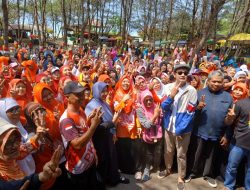 Gelar Senam Bersama, RKI PKS Deklarasi Dukung Yuli-Dion