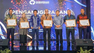 Jateng Terima Penghargaan Pelayanan Publik Terbaik dari Ombudsman RI