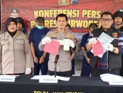 Gasak Mesin Diesel dan Sepeda Motor, Tiga Tersangka Diringkus Polres Purworejo