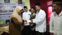 Paguyuban Panggeldlangu Perantauan Beri Bingkisan Idul Fitri untuk Anak Yatim dan Dhuafa