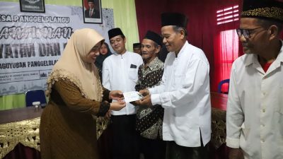 Paguyuban Panggeldlangu Perantauan Beri Bingkisan Idul Fitri untuk Anak Yatim dan Dhuafa