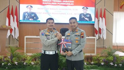 AKBP Andry Agustiano Resmi Nahkodai Polres Purworejo, Siap Beri Layanan Terbaik