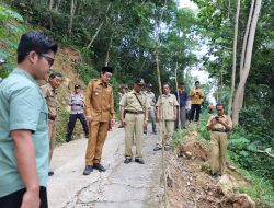Mas Wabup Dion Agasi Tinjau Lokasi Terdampak Longsor di Kaligesing