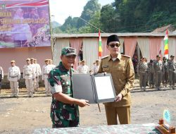 Bersinergi dengan TNI, Wabup Dion Agasi Buka TMMD Sengkuyung II di Desa Cepedak
