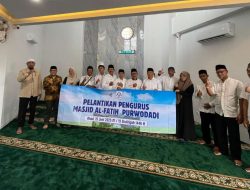 Pengurus Masjid Al Fatih Purwodadi Dilantik, Siap Wujudkan Masjid Mandiri ala Jogokariyan