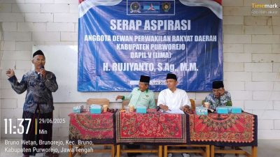 Serap Aspirasi di Dapil V, H Rujiyanto Dorong Pembangunan Sekolah dan Sarana Olahraga