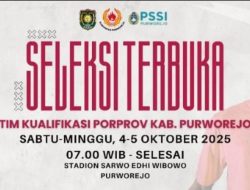 PSSI Purworejo Bakal Adakan Seleksi untuk Kualifikasi Porprov 2025