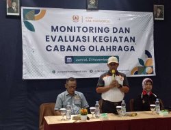 KONI Purworejo Monev Cabor, Abdullah: Pembinaan Olahraga Butuh Biaya Besar