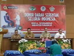 Donor Darah Serentak Warnai HUT ke-25 ARSADA di RSUD dr. Tjitrowardojo Purworejo