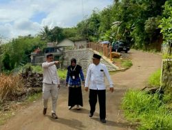 Ivan Fatchan Lakukan Pengawasan Rehabilitasi Talud dan Pagar di SDN Legetan
