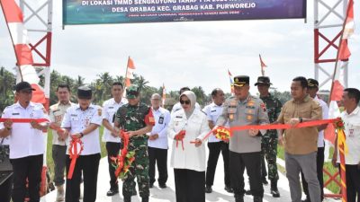 TMMD Sengkuyung Tahap I Purworejo di Desa Grabag Resmi Ditutup