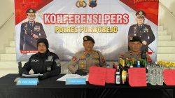 Respon Cepat Aduan Warga, Polres Purworejo Ciduk Pengedar dan Pengguna Miras