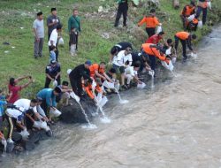 1.934 Benih Ikan Ditebar, GP Ansor Purworejo Tutup Rangkaian Harlah ke-92