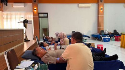 125 Kantong Darah Terkumpul, Polres Purworejo Gelar Donor Darah Sambut Hari Bhayangkara ke-80