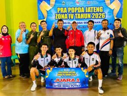 Lawan Tidak Berkutik, Putra Putri Sepak Takraw Purworejo Bawa Pulang Juara 1 Popda Kedu