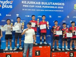 Kekuatan Perbulutangkisan Purworejo Merata, Tidak Ada Dominasi Klub dalam Kejurkab I 2026