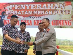 Kapolres Purworejo Resmikan Jembatan Merah Putih Presisi di Kebon Gunung, Menyatukan Kembali Akses dan Harapan Warga