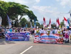 30 Kontingen Penuh Kreativitas Meriahkan Karnaval SD/SMP/SMA Tingkat Kabupaten Purworejo