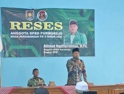 Reses di Dapil V Akhmad Ngafiffurohman Serap Aspirasi Jalan Rusak dan Normalisasi Kali Galih