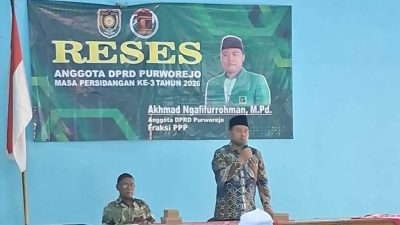 Reses di Dapil V Akhmad Ngafiffurohman Serap Aspirasi Jalan Rusak dan Normalisasi Kali Galih