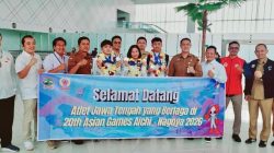 Atlet Takraw Jateng Peraih Medali Asian Games 2026 Disambut di Bandara A Yani Semarang